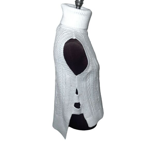 Bishop & Young Frankie Sleeveless Turtleneck Size Small Ivory - Picture 3 of 8